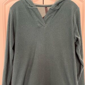 Gaiam Asana Hoodie Womens  Shadow Fleece Yoga Pullover